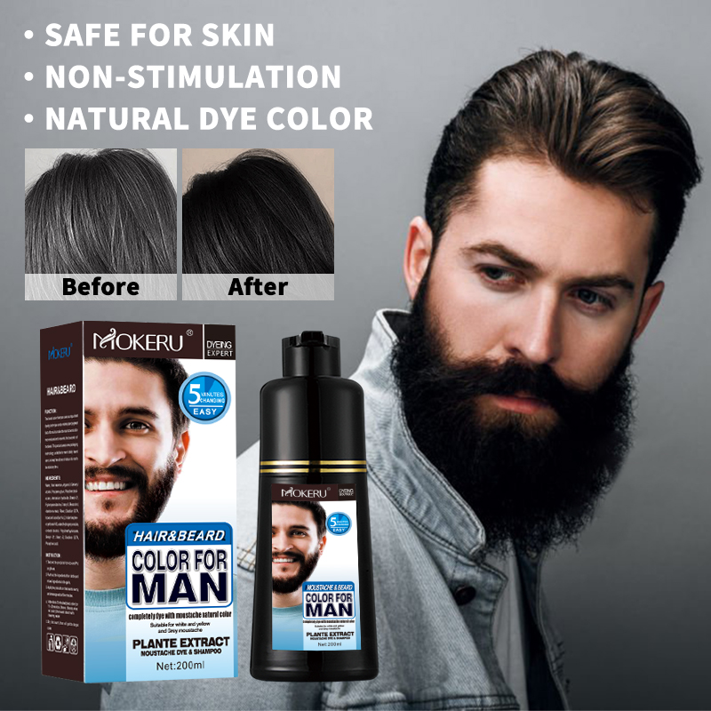 Hair Spray Color - New Beard and Hair Dye Shampoo