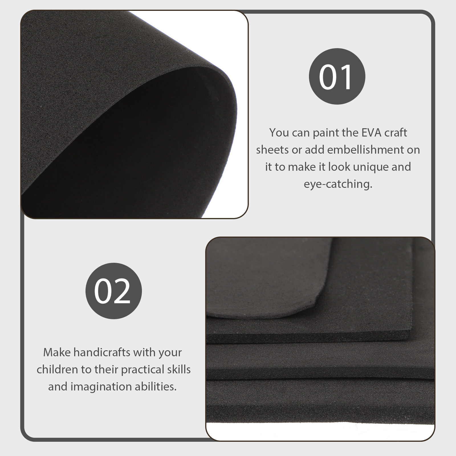 4Pcs Eva Foam Board Sheets DIY - Cosplay Prop Foam Board review and price
