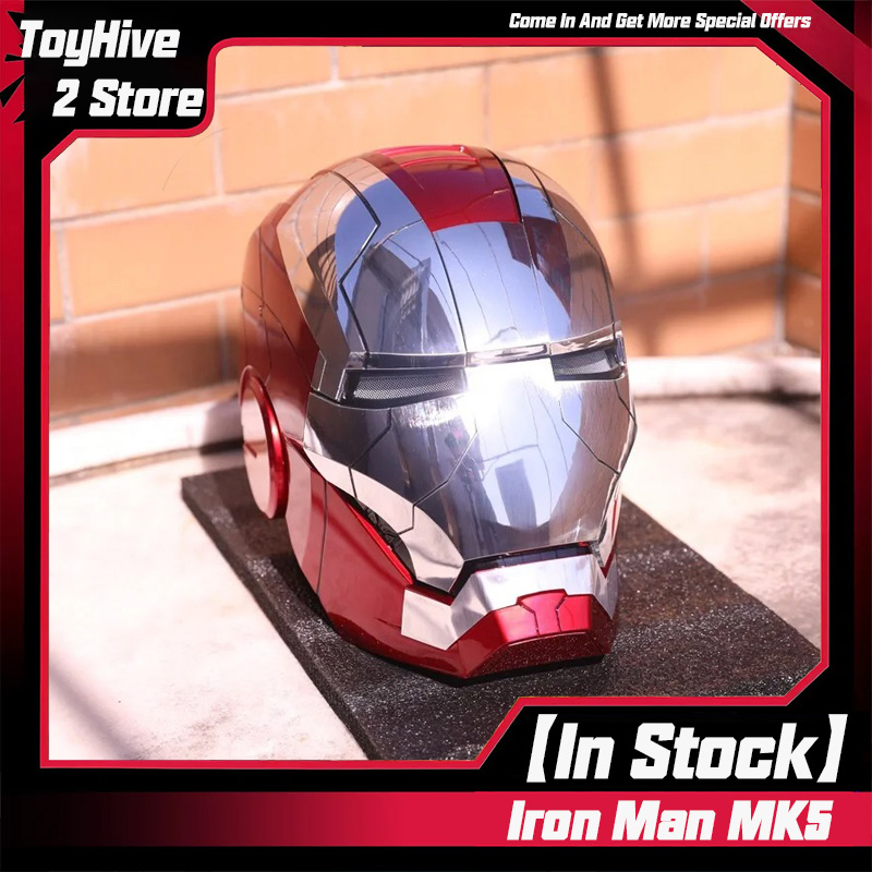 Iron Man MK5 Helmet MK5 1:1 Vo - Cosplay Fire Prop review and price